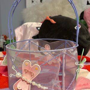 Pastel Butterfly Kids Basket